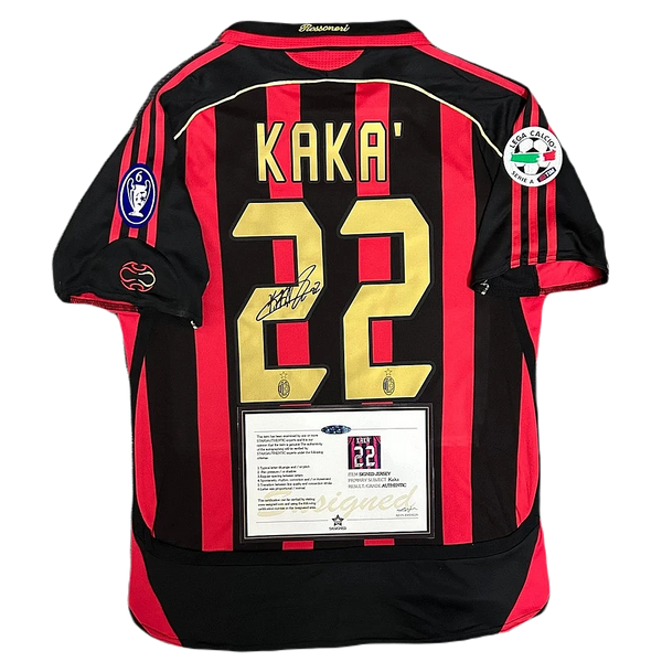 *Kaka Signed* AC Milan 06/07 Home Jersey