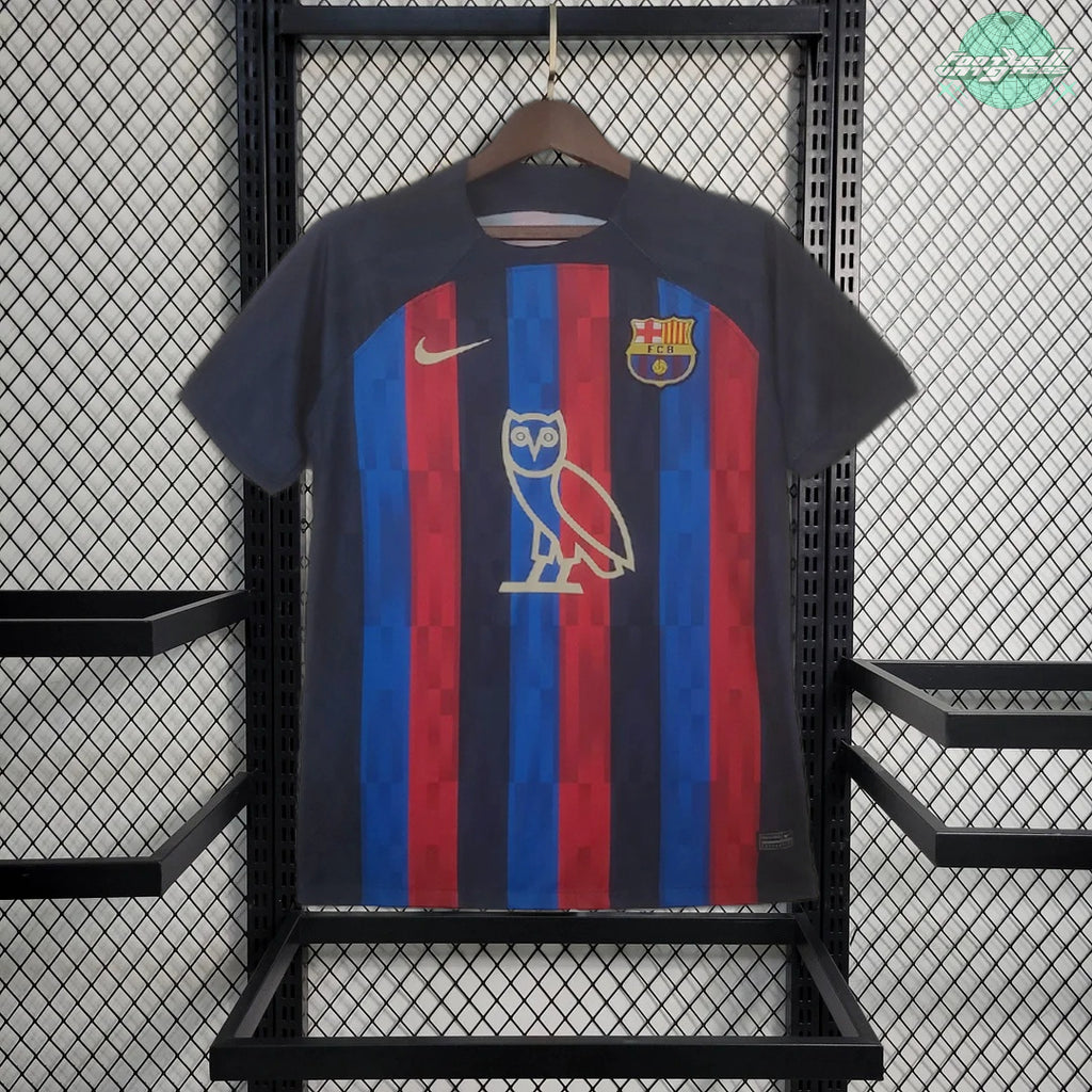 Barcelona 22/23 Barcelona x OVO Drake Jersey – FootballVintageTees