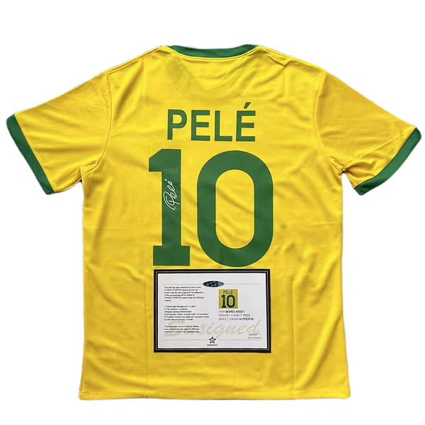 *Pele Signed* Brazil 1970 World Cup Home Jersey